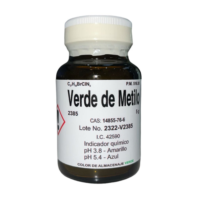 Verde De Metilo De 5 G Fagalab Colorante ID-1713507