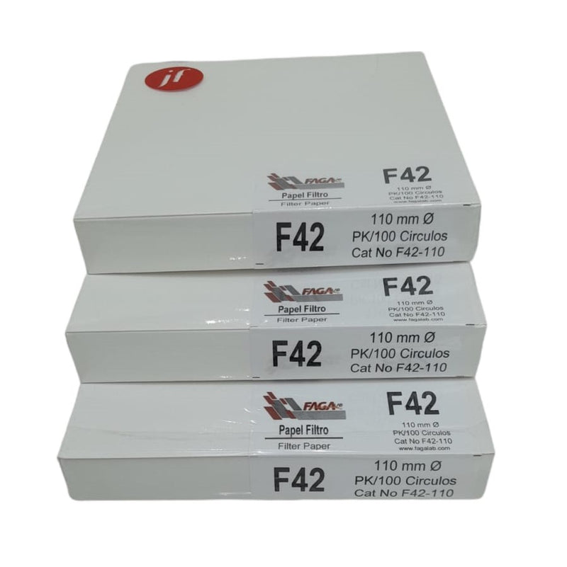 Paquete De 3 Papel Filtro Cuantitativo F42-110 Fagalab ID-1649208