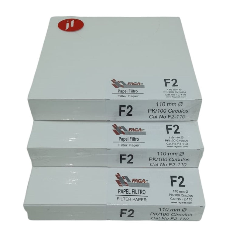 Paquete De 3 Papel Filtro Cualitativo F2-110 Fagalab ID-1648968