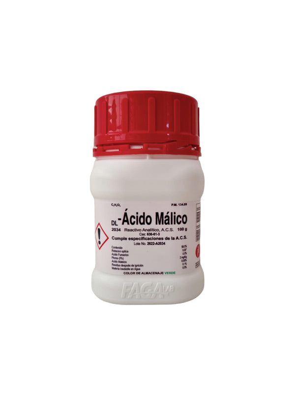 Acido Malico-dl R.a. de 100g Fagalab
