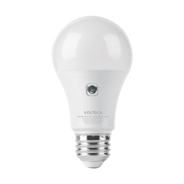 Lámpara Led Tipo Bulbo 10 W con Sensor de Luz, 46990 Volteck