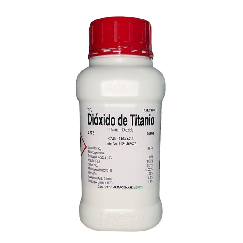 Dióxido De Titanio R. A. De 500 G Fagalab ID-1671319