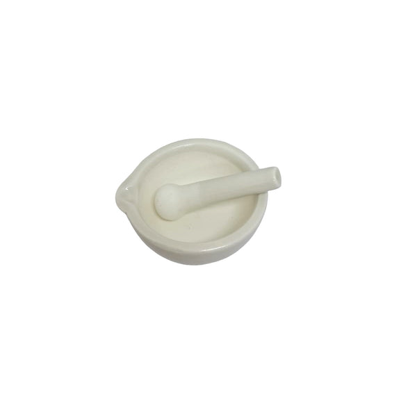 Mortero con Pistilo de Porcelana de 100mm Jf Lhabo