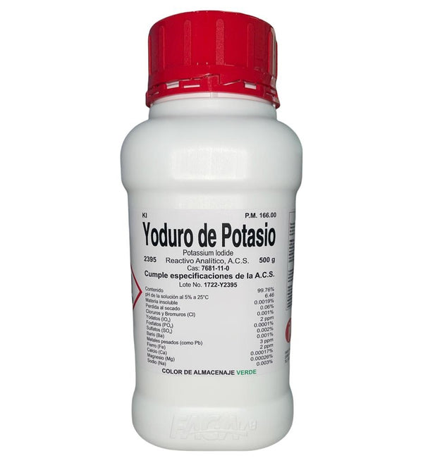 Yoduro de Potasio R. A. 500 G Fagalab