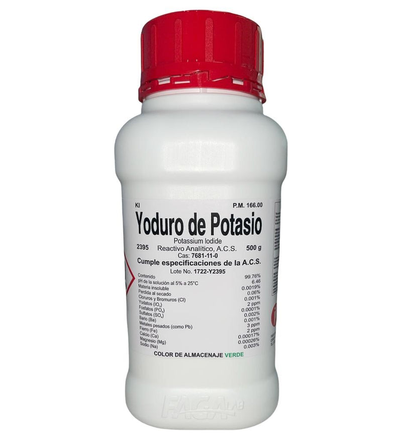 Yoduro De Potasio R. A. 500 G Fagalab ID-1638985