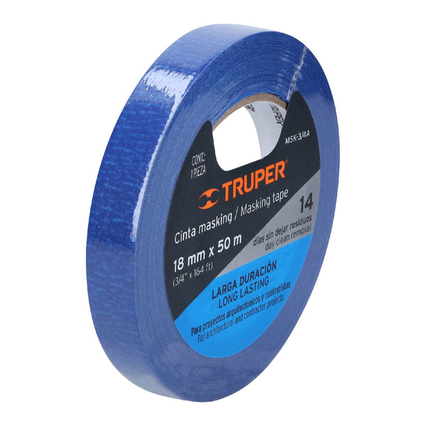 Masking Tape Azul 3/4' X 50 Mt 12621 Truper ID-2785732