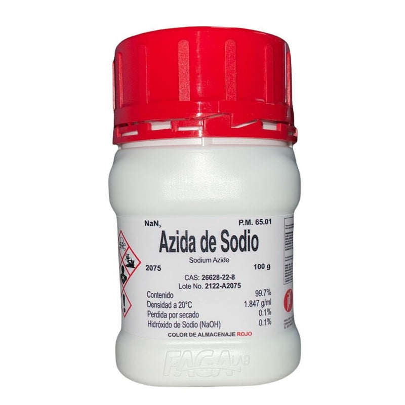 Azida De Sodio R. A. De 100 G Fagalab ID-1656224