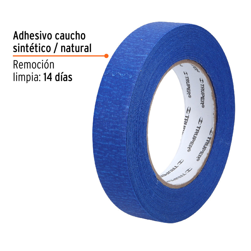 Masking Tape Azul 1' X 50 Mt 12622 Truper ID-2783732