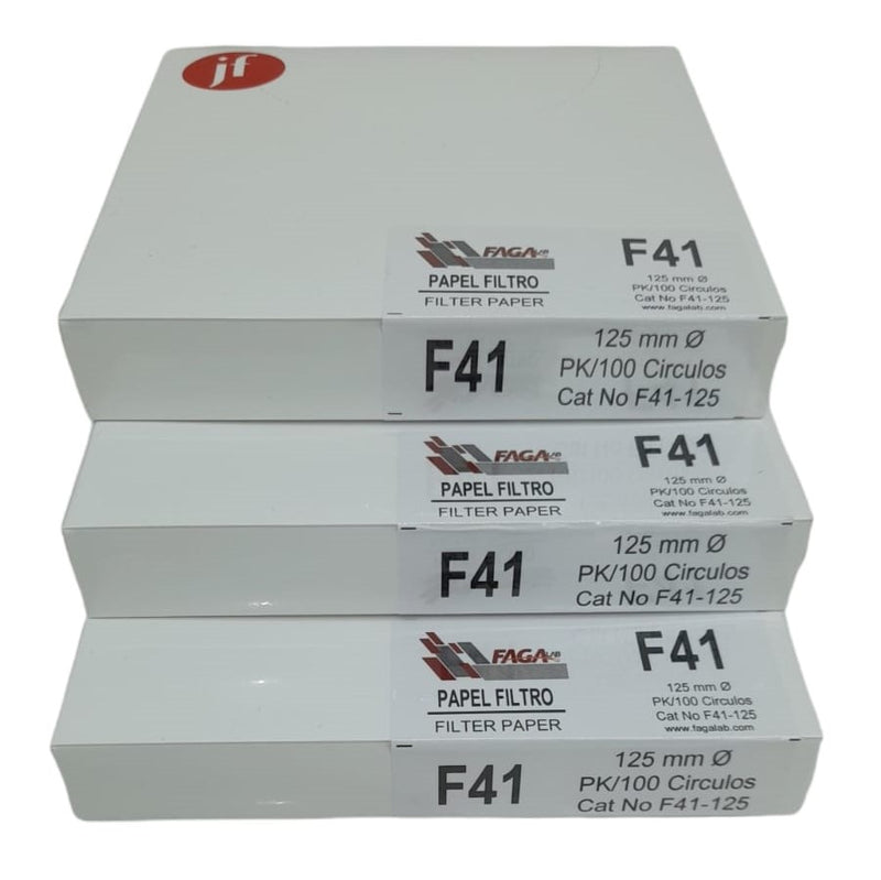 Paquete De 3 Papel Filtro Cuantitativo F41-125 Fagalab ID-1649229