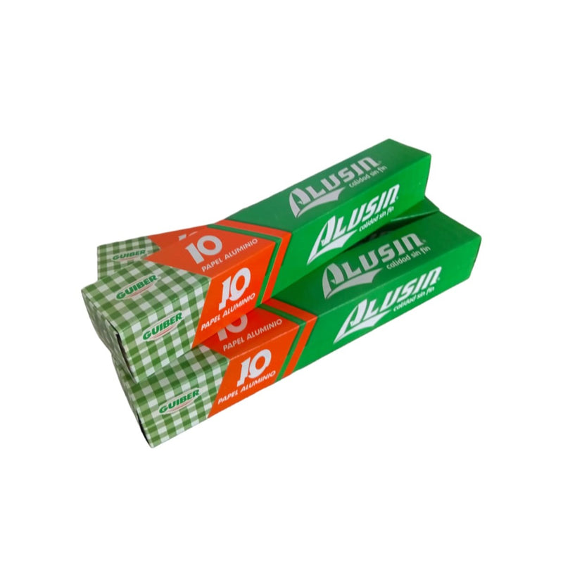 Papel Aluminio 3 Piezas De 10M Pa10 Alusin ID-2542921