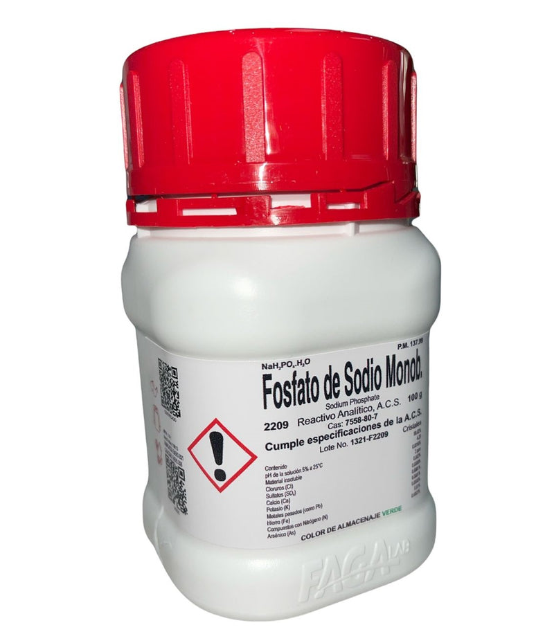 Fosfato De Sodio Monobasico R. A. De 100 G Fagalab ID-1639543