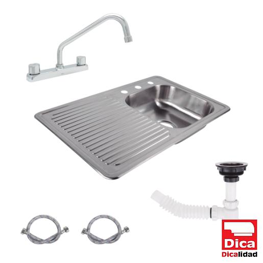 Kit Tarja Escurridero Izquierdo Acabado Cromo Ktimmc Dica