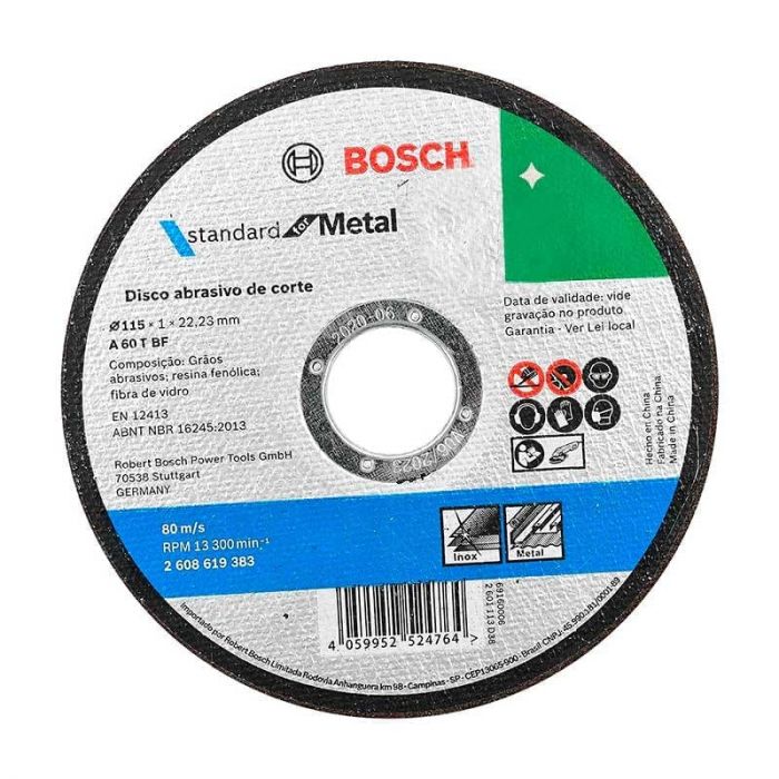 Discos Abrasivos Corte Metal 4 1/2 50 Piezas 2608619383 Bosch ID-1696792