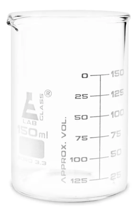 Vaso De Precipitado Graduado De Vidrio 150 Ml Eisco ID-2181471