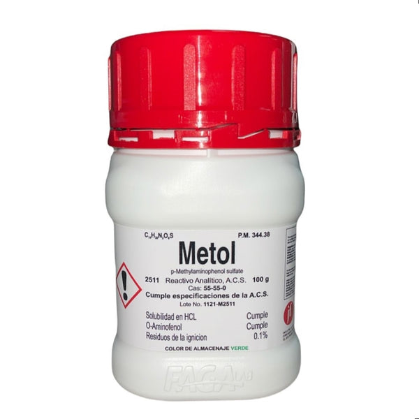 Metol R.a. de 100g Fagalab