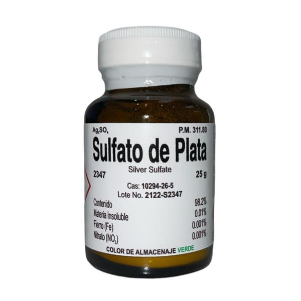 Sulfato de Plata R. A. de 25 G Fagalab
