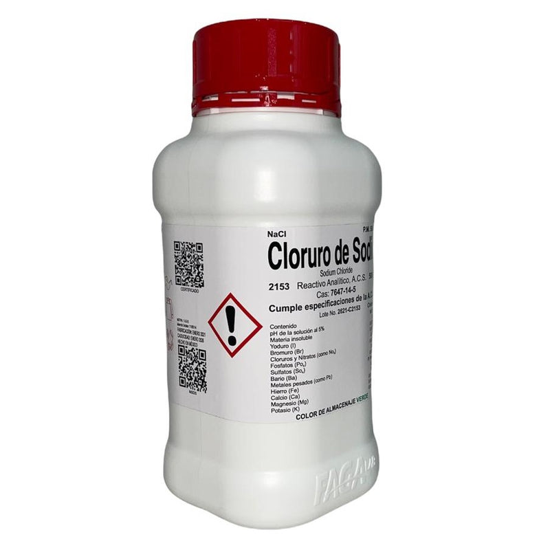 Cloruro De Sodio R. A. De 500G Fagalab ID-1638841