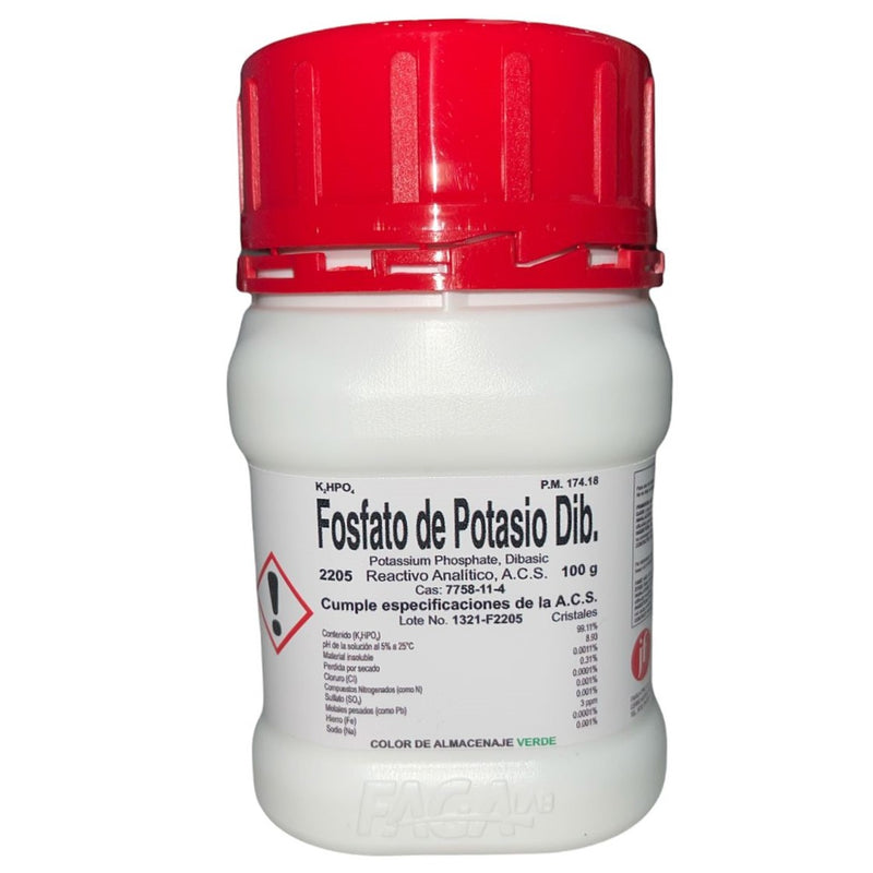 Fosfato De Potasio Dibásico R. A. De 100 G Fagalab ID-1639780