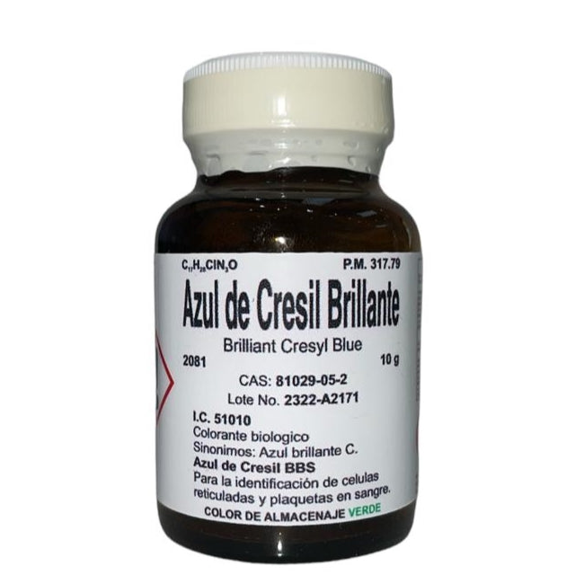 Azul De Cresil Brillante De 10 G Fagalab Colorante ID-1700838