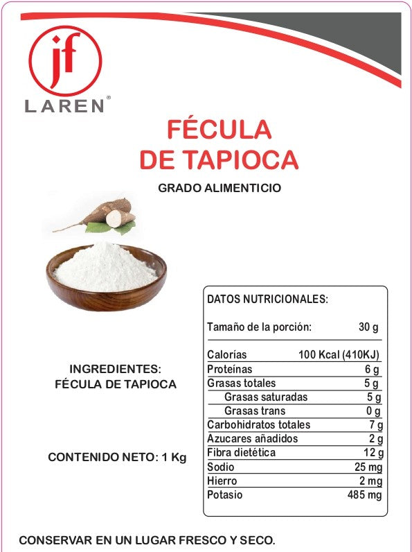 Fécula De Tapioca 1 Kg Jf Laren ID-2463460