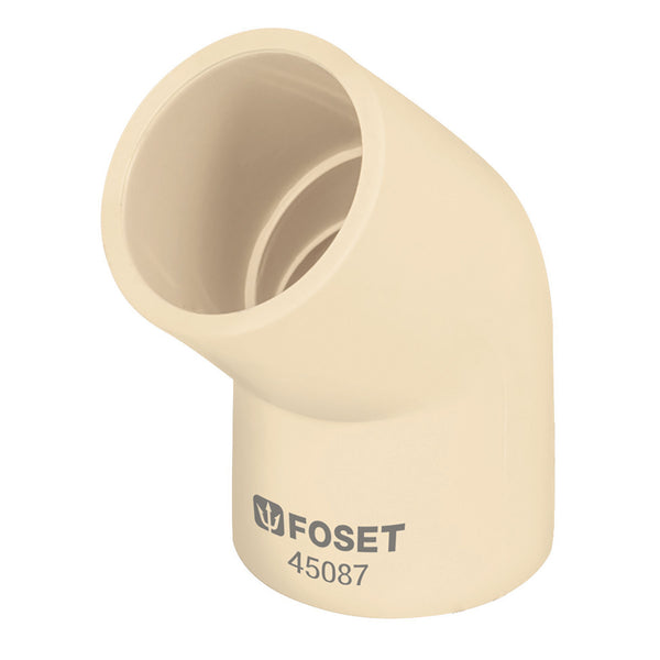 Codo Cpvc 45º 3/4'' 10 Piezas 45087 Foset