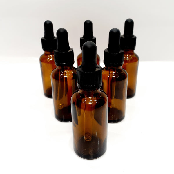 10 Botella Gotero Pipeta Ambar Vidrio 30 Ml  Pavisa