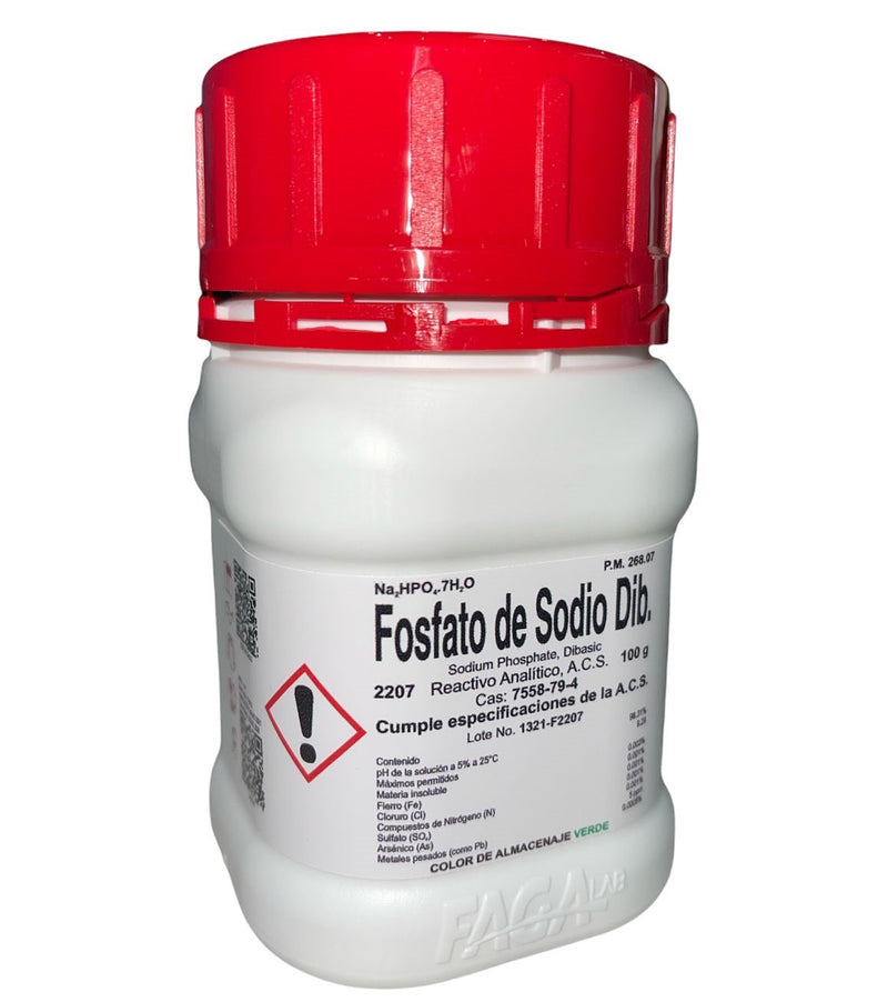 Fosfato De Sodio Dibásico R. A. De 100 G Fagalab ID-1639558