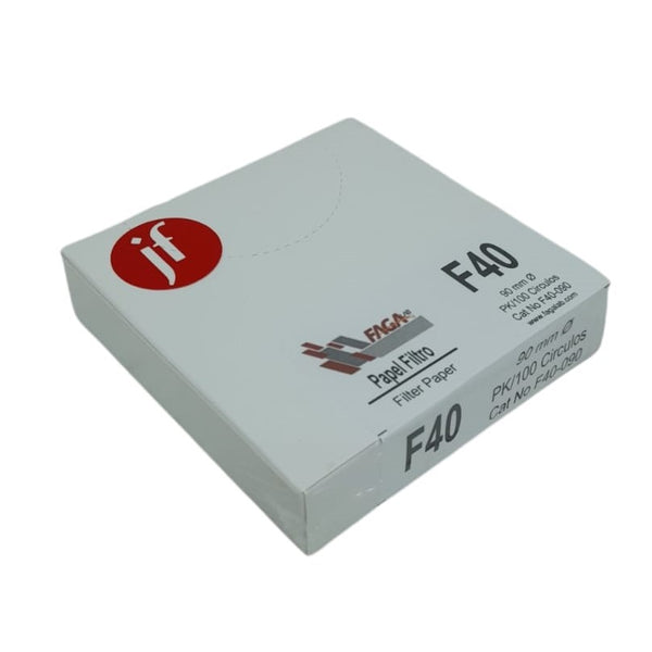 Papel Filtro Cuantitativo C/100 F40-090 Fagalab