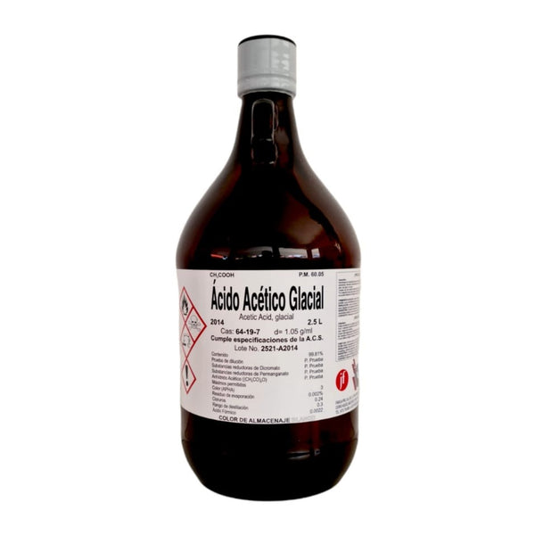 Acido Acetico Glacial 2.5 Litros Fagalab