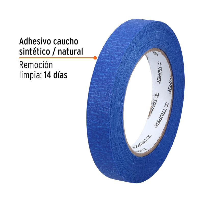 Masking Tape Azul 3/4' X 50 Mt 12621 Truper ID-2785731