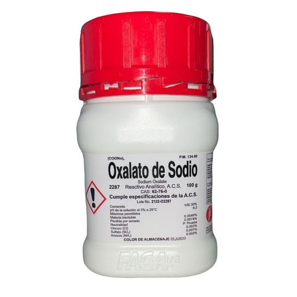 Oxalato De Sodio R. A. De 100 G Fagalab ID-1656310