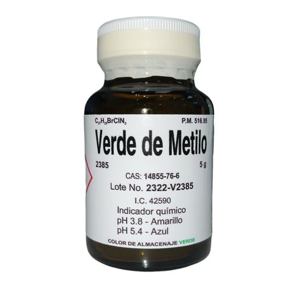 Verde De Metilo De 5 G Fagalab Colorante ID-1713505