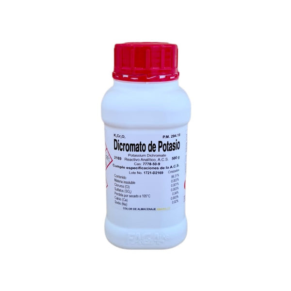 Dicromato de Potasio 500 Gramos Fagalab