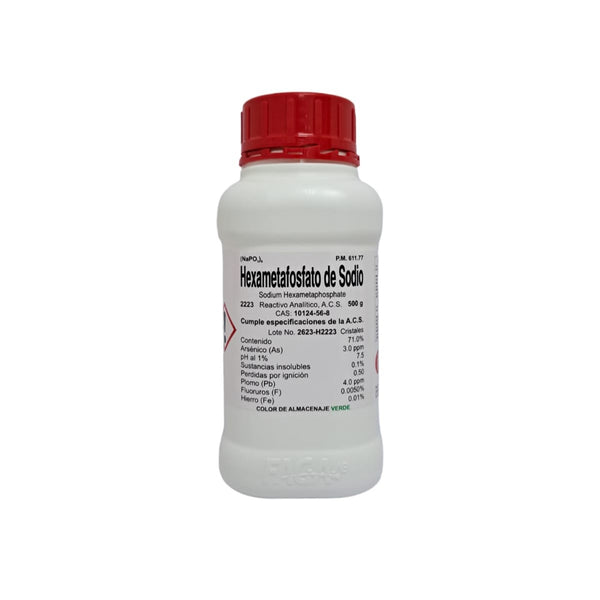 Hexametafosfato de Sodio R.a. de 500 G Fagalab
