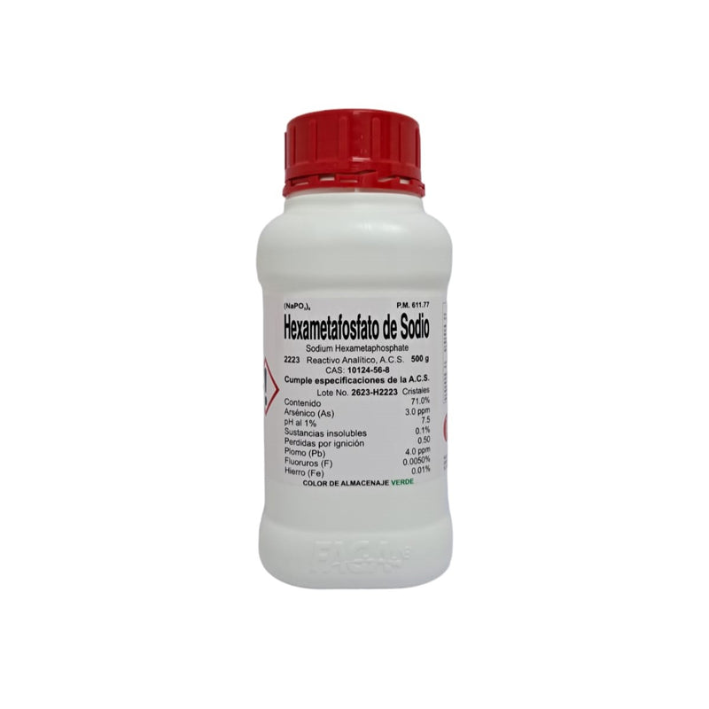 Hexametafosfato De Sodio R.A. De 500 G Fagalab ID-2493808