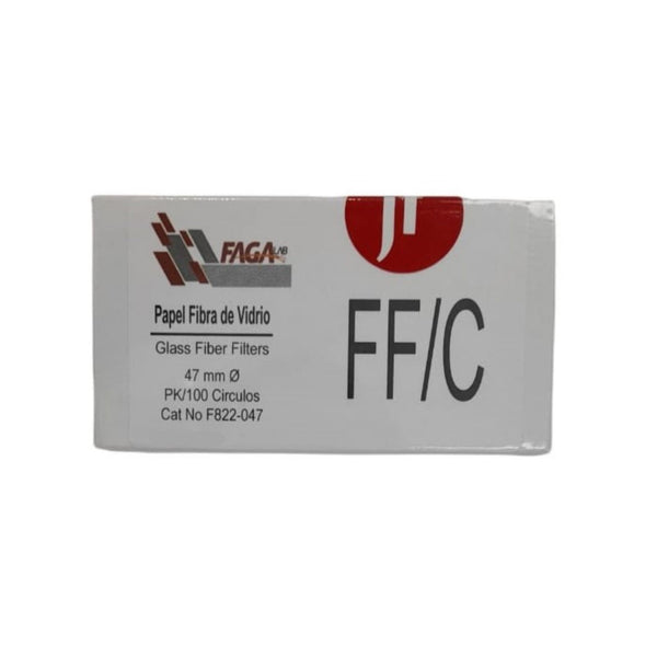 Papel Fibra de Vidrio C/100 47mm Ff/c (gf/c) Fagalab