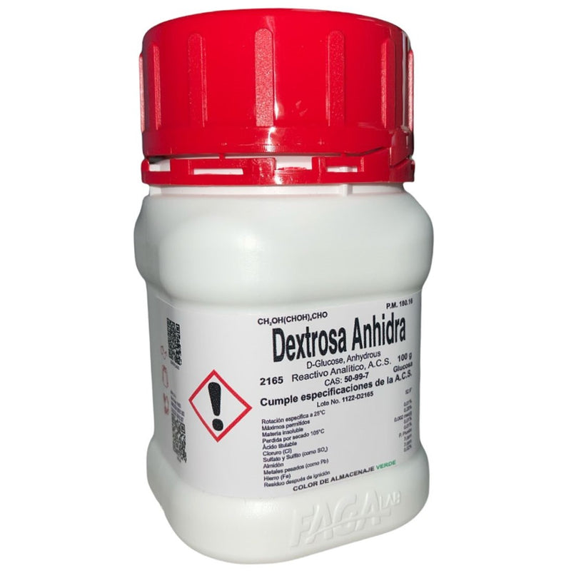 Dextrosa Anhidra (Glucosa) R. A. De 100 G Fagalab ID-1639733