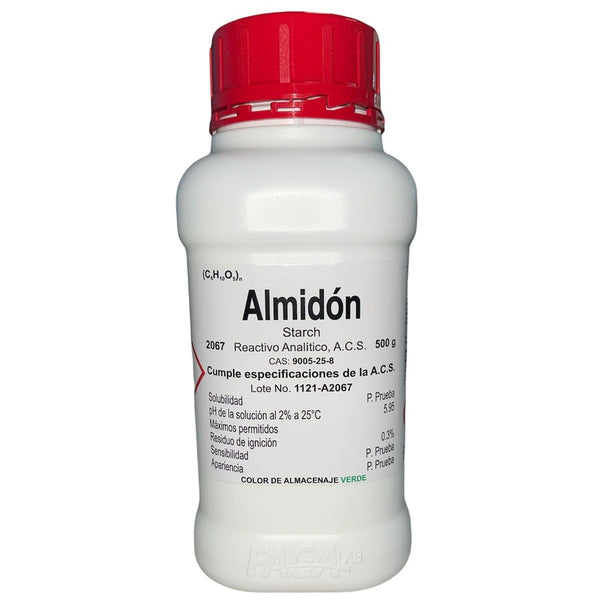 Almidón R. A. De 500 G Fagalab ID-1656443