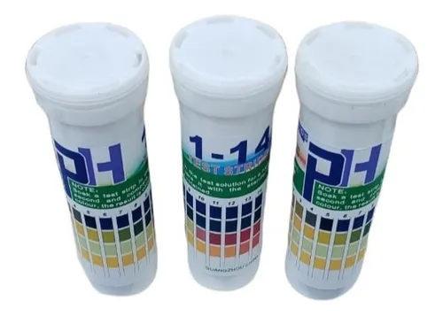 Papel Ph Universal 0-14 Medidor En Tiras Paquete Con 3 Jf Lhabo ID-2080375