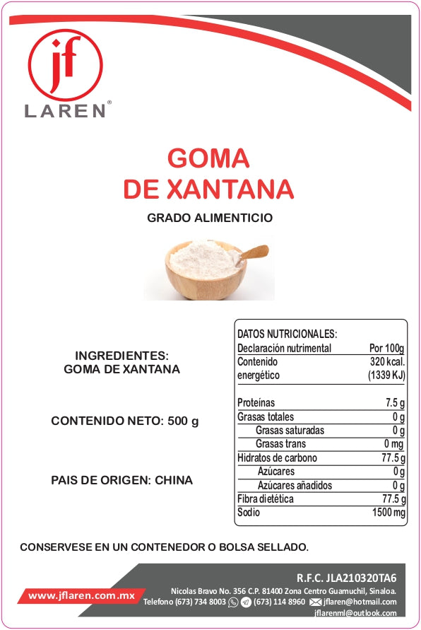 Goma De Xantana 500G Jf Laren ID-2465455