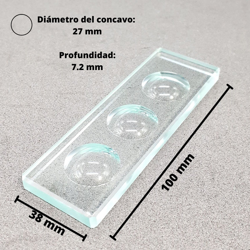 Portaobjeto 3 Cavidades Para Microscopio Jf Lhabo ID-1662607