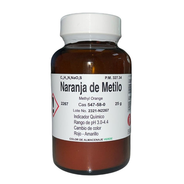 Naranja De Metilo 25 G Fagalab Colorante ID-1645590