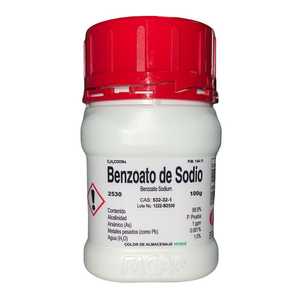 Benzoato de Sodio R. A. de 100 G Fagalab