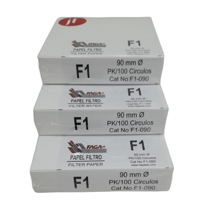 Paquete De 3 Papel Filtro Cualitativo F1-090 Fagalab ID-1648872