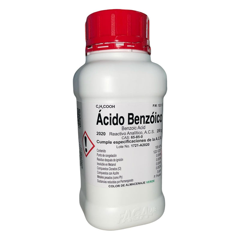 Acido Benzoico R. A. De 250 G Fagalab ID-1656609