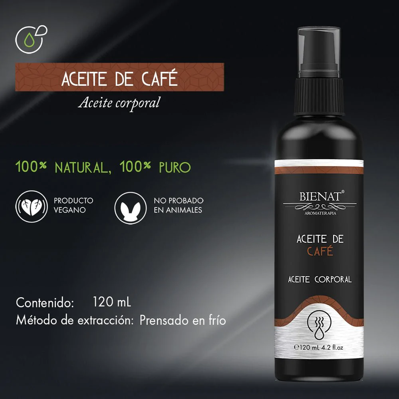 Aceite Para Masaje Café 120 Ml Bienat ID-1984258