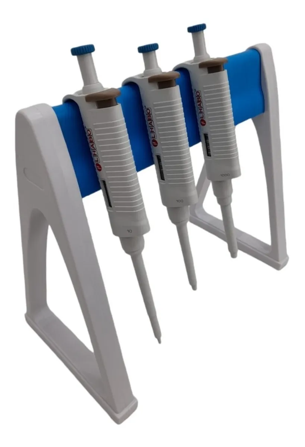 Paquete C/3 Micropipetas Autoclavable Y Soporte Tipo A Jf Lhabo