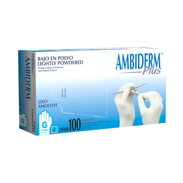 Guantes de Latex Plus Talla G Ambiderm