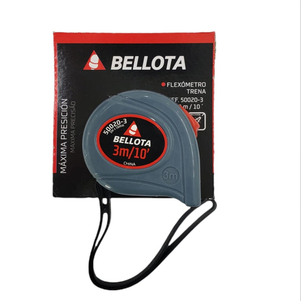 Flexometro Doble Impresión De 3Mts Marca 7500203 Bellota ID-1581720