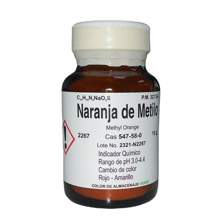 Naranja De Metilo 10 G Fagalab Colorante ID-1645543